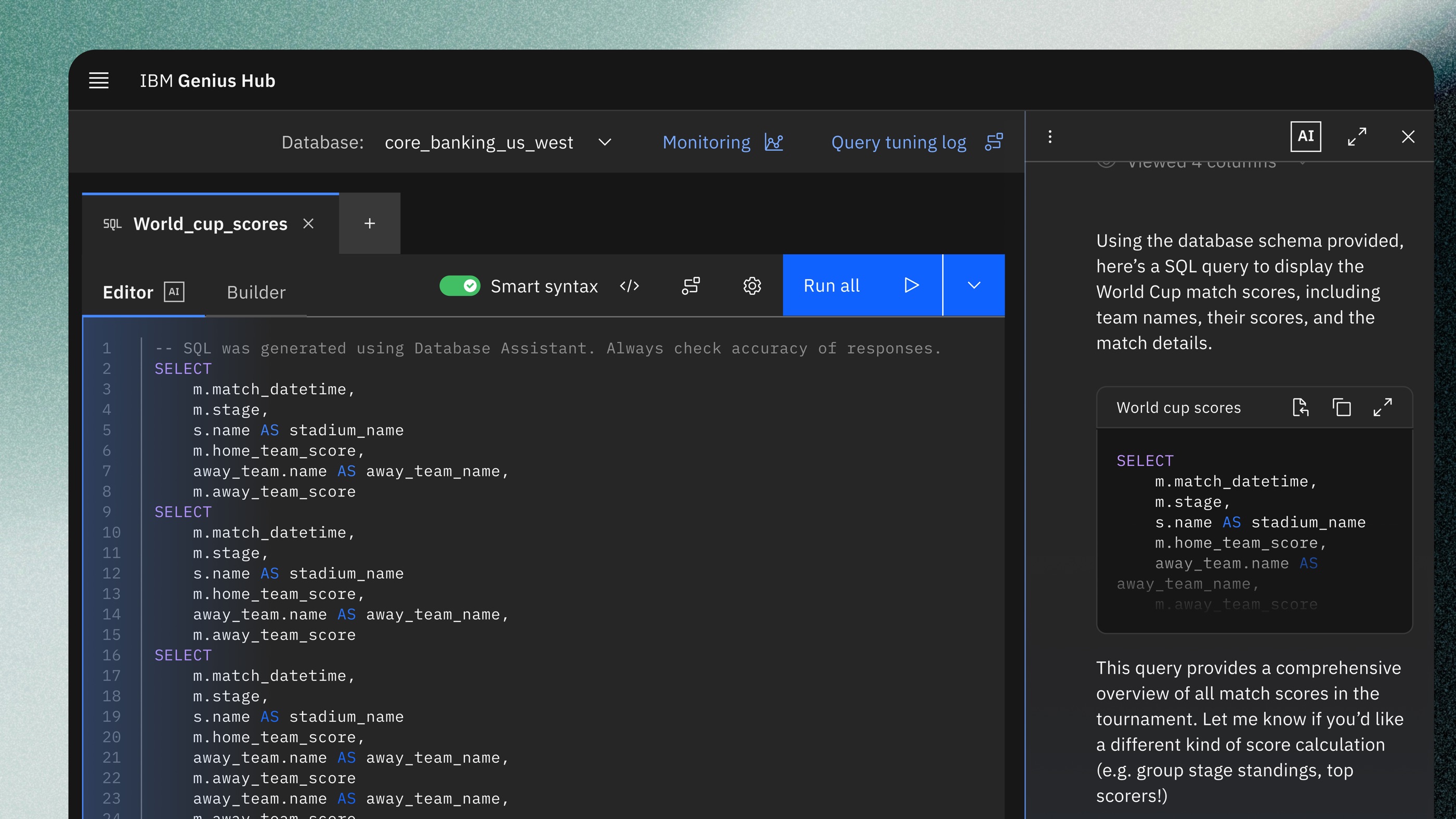 Deep research and Write SQL using natural language